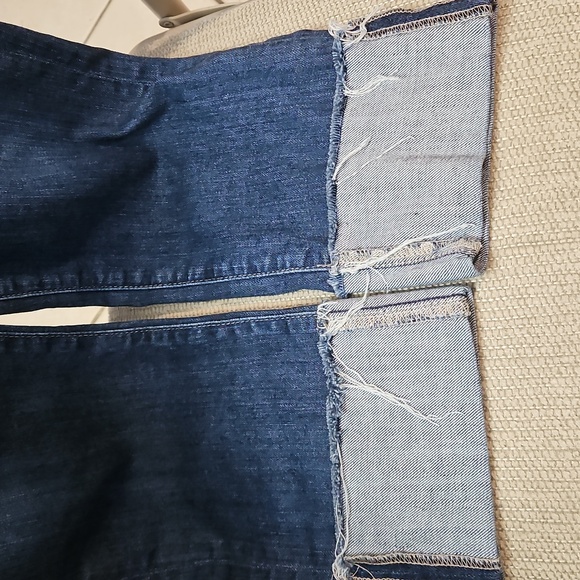 AG Adriano Goldschmied The Stevie Cuff Slim Straight Cuffed Jeans Women's 28 - Picture 13 of 13